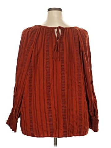 Terra & Sky Long Sleeve Blouse (view 2)