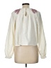 MNG Ivory Long Sleeve Blouse Size 13 - 14 - photo 2