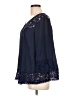 Valerie Stevens 100% Polyester Blue 3/4 Sleeve Blouse Size L - photo 5