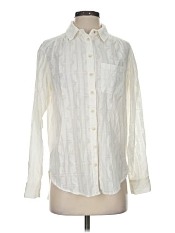 Pilcro Long Sleeve Button-Down Shirt (view 1)