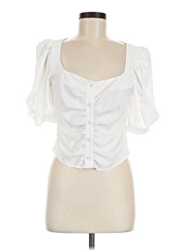 Topshop Short Sleeve Blouse (view 1)