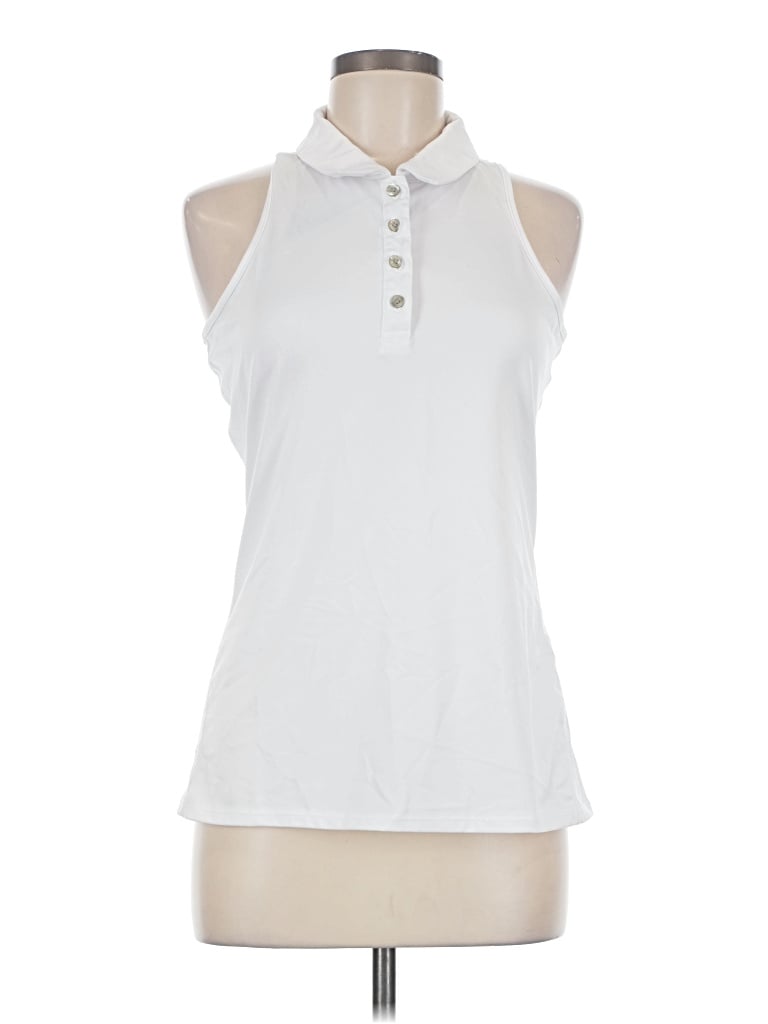 Pre-owned Jordan Taylor Sleeveless T-shirt In White