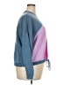 Unbranded Color Block Purple Pullover Sweater Size 24 (petite) - photo 4