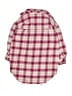 Zara Plaid Pink 3/4 Sleeve Button-Down Shirt Size 9 - photo 2