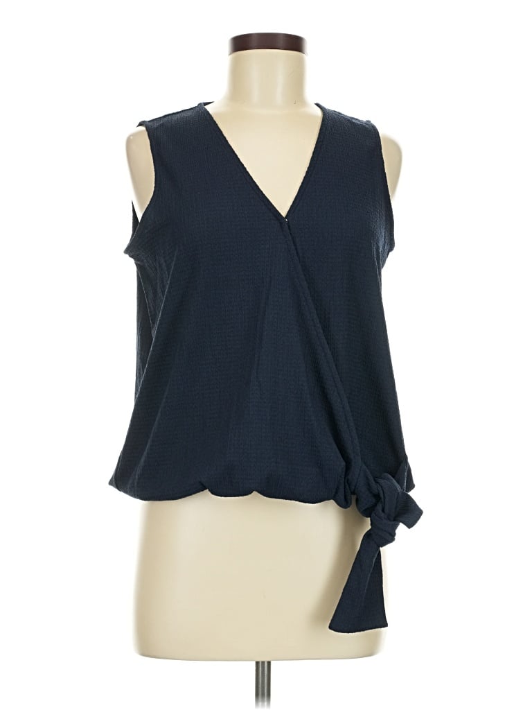 Pre-owned Michael Michael Kors Sleeveless Blouse In Blue