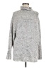 For The Republic Tweed Gray Turtleneck Sweater Size M - photo 1