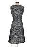 Jessica Howard Animal Print Gray Cocktail Dress Size 4 - photo 2