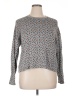 MM. LaFleur Animal Print Gray Pullover Sweater Size XL - photo 1