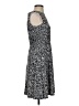 Jessica Howard Animal Print Gray Cocktail Dress Size 4 - photo 4