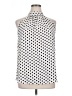 Elizabeth Polka Dots White Sleeveless Blouse Size XL (estimated) - photo 1
