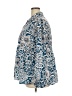 Unbranded Paisley Blue 3/4 Sleeve Blouse Size XXL - photo 5