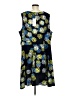 Leota Print Blue Cocktail Dress Size 30 - 32 - photo 2