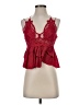 FP One Red Sleeveless Blouse Size S - photo 1