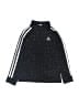 Adidas 100% Polyester Black Track Jacket Size 5 - photo 1