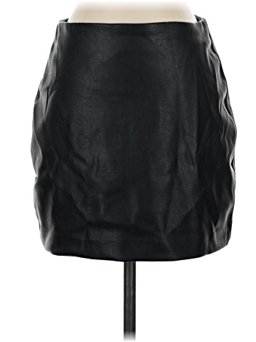 H&M Faux Leather Skirt (view 1)