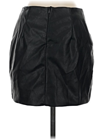 H&M Faux Leather Skirt (view 2)