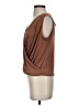 Green Envelope Brown Sleeveless Blouse Size S - photo 5