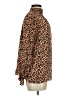 Tucker Animal Print Brown Long Sleeve Blouse Size M - photo 4