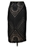 Bold Elements Graphic Black Formal Skirt Size M - photo 1