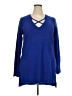 City Chic Blue Pullover Sweater Size 18 Plus (M) - photo 1