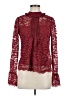 J.Crew Burgundy Long Sleeve Blouse Size 6 - photo 1