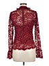 J.Crew Burgundy Long Sleeve Blouse Size 6 - photo 2