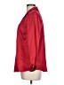 Joan Leslie 100% Polyester Red 3/4 Sleeve Blouse Size 10 - photo 5