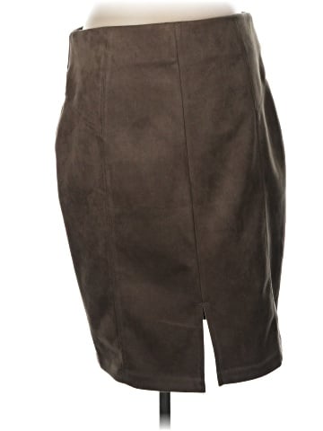 Marc New York Andrew Marc Faux Leather Skirt (view 2)