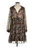 Zara Floral Brown Casual Dress Size XS - photo 1