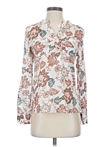 Carve Designs Long Sleeve Blouse (view 1)