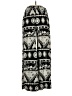 India Boutique 100% Polyester Print Black Casual Pants Size S (estimated) - photo 1