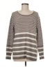 Athleta Stripes Gray Pullover Sweater Size M - photo 1