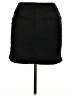 Gap Solid Black Denim Skirt Size 14 - photo 1