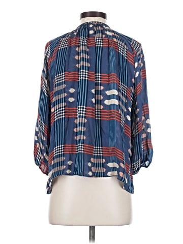 Tucker 3/4 Sleeve Silk Top (view 2)