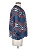 Tucker 100% Silk Blue 3/4 Sleeve Silk Top Size S - photo 4