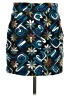 Zara Basic Graphic Blue Casual Skirt Size M - photo 2