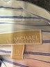 MICHAEL Michael Kors Stripes Blue Long Sleeve Button-Down Shirt Size XL - photo 7