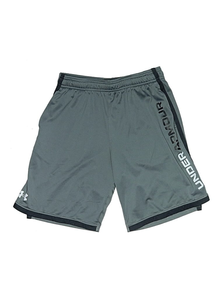 Pre-owned Under Armour Kids' Athletic Shorts In Gray