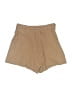 Unbranded Solid Tan Khaki Shorts Size M - photo 2