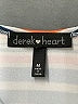 Derek Heart Stripes Blue Cocktail Dress Size M - photo 7
