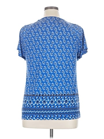 Style&Co Short Sleeve Blouse (view 2)