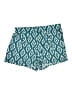 Torrid Print Teal Shorts Size 3X Plus (3) - photo 1