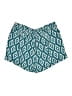 Torrid Print Teal Shorts Size 3X Plus (3) - photo 2