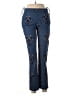 Assorted Brands 100% Cotton Print Blue Casual Pants Size S (estimated) - photo 1