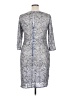 Kay Unger Paisley Silver Cocktail Dress Size 14 - photo 2