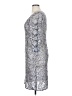 Kay Unger Paisley Silver Cocktail Dress Size 14 - photo 5
