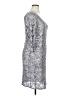 Kay Unger Paisley Silver Cocktail Dress Size 14 - photo 4