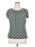 Worthington Teal Short Sleeve Blouse Size XL Petite - photo 1