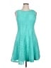 Studio One Teal Cocktail Dress Size 16 - photo 1