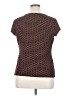Worthington Brown Short Sleeve Top Size XL (petite) - photo 2